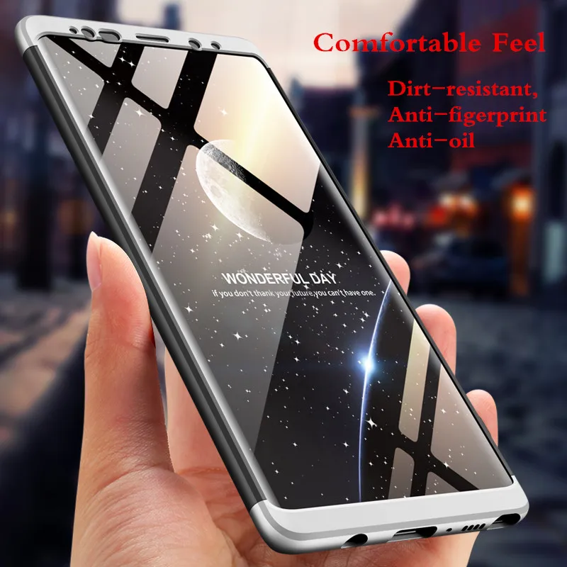 Чехол накладка 3 в 1 из твердого поликарбоната 50 шт./лот для Samsung A8 S8 S9 Plus 2018 S7 Edge Note 8