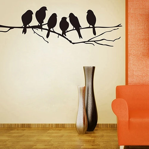 Съемные Птицы Отрасль Стикер Стены Home Art Decor Гостиная DIY Наклейка | Дом и сад