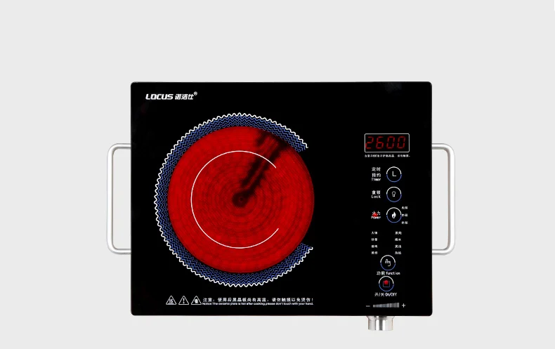 2600W induction cooker Kitchen electric ceramic stove High Power Household Anti-electromagnetic Convection oven
