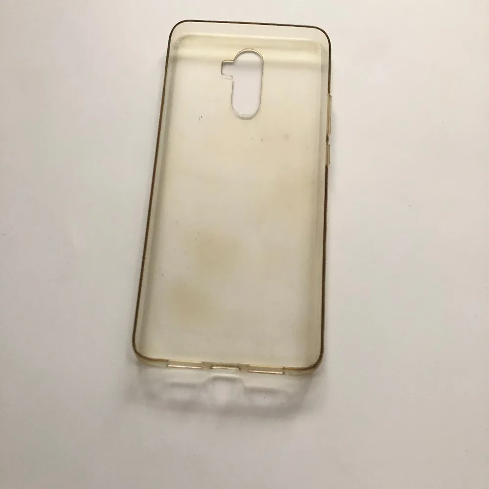 Б/у чехол из термополиуретана и силикона прозрачный мягкий для Elephone U Pro Snapdragon 660
