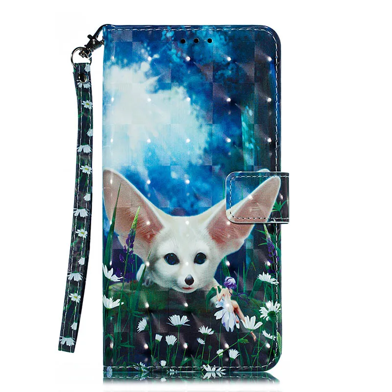 Elf Fox Для huawei P30 Pro Коврики 10 20 Lite P30 P20 Nova 4E 4 3e 2i кожаный бумажник телефон чехол для iPhone 6 6s плюс Флип Стенд сумка Обложка - Цвет: Elf Fox