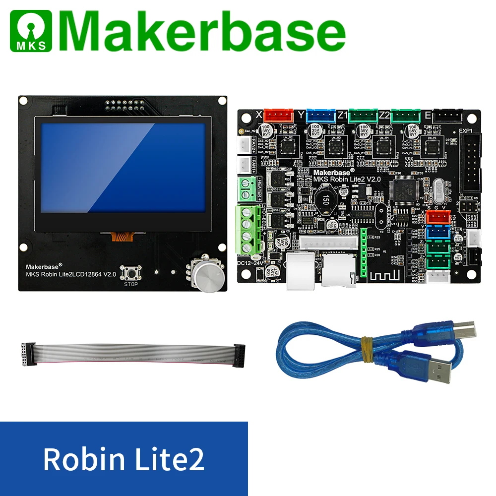 3D принтер доска STM32 MKS Робин lite серия материнская плата несколько размеров ЖК-экран с открытым исходным кодом программное обеспечение совместимо с Marlin2.0