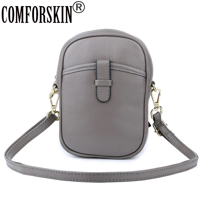 Сумка мессенджер COMFORSKIN из 100% натуральной кожи премиум класса сумка на мобильный