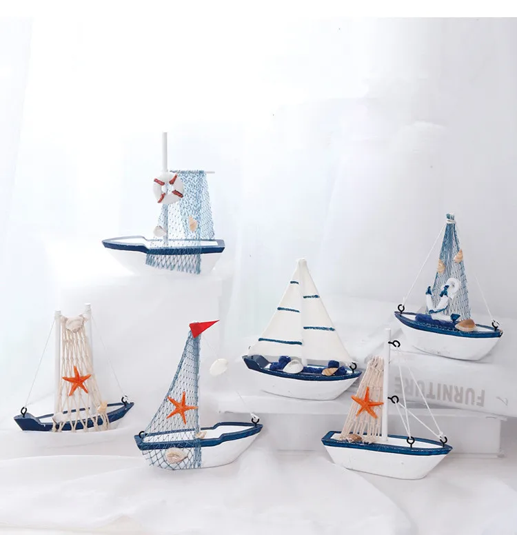 1 шт. декоративная настольная лодка для дома унисекс резная модель морского