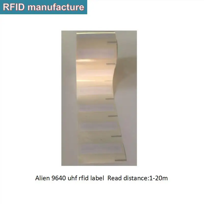 uhf rfid tag Label adhesive EPC gen2 long reading range passive UHF RFID inlay Sticker for warehouse personal access control |