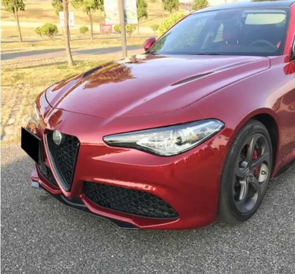 Автомобильный передний бампер из углеродного волокна спойлер для передней