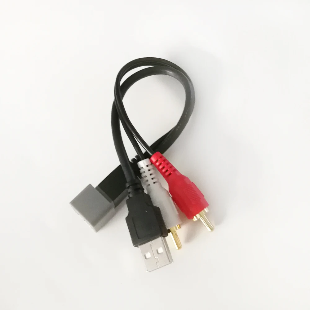 Автомобильный радиоприемник USB адаптер кабель RCA для Nissan Juke Versa Cube 10 шт.|usb cable for