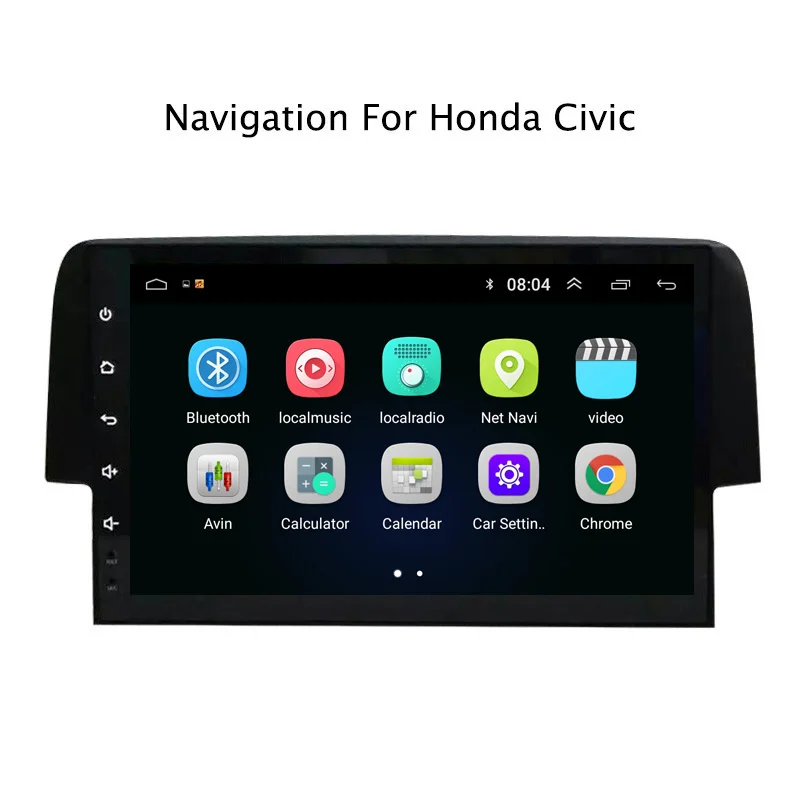 9 "2.5D IPS Android 8 1 автомобильный DVD GPS плеер для Honda Civic 2016 Радио стерео головное