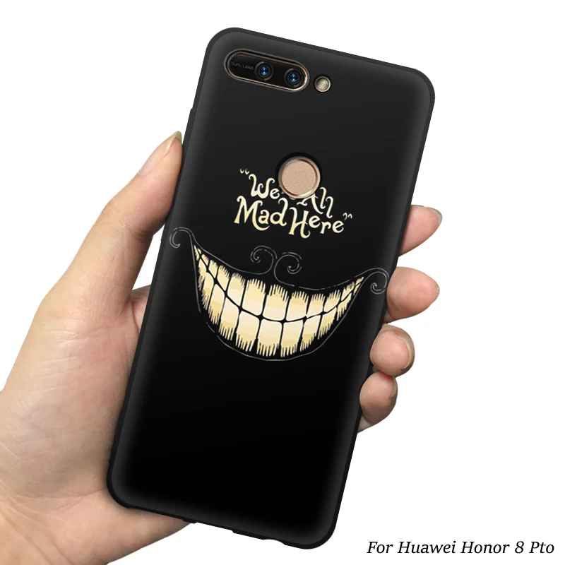 16 Чехол EiiMoo чехол для Huawei Honor 8 Pro для Honor V9 3D с мультяшным принтом 3D рельефная задняя Сумка для телефона чехол для Honor 8 Pro - Цвет: 16