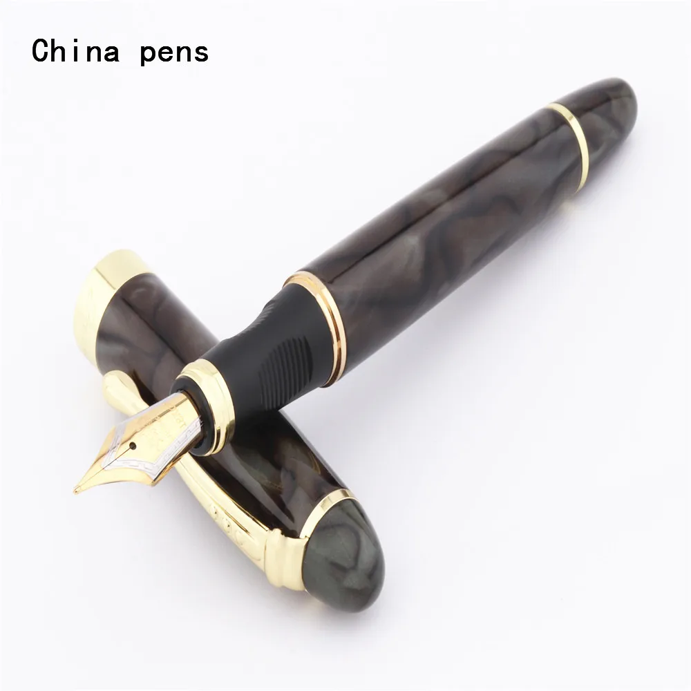 Роскошное Качество Jinhao X450 Бизнес Офис 18KGP перьевая ручка Новые канцелярские принадлежности Школьные принадлежности