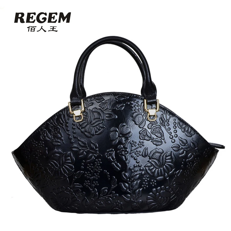 REGEM The new portable Fashion Shoulder Chinese retro package business casual Bag wind |