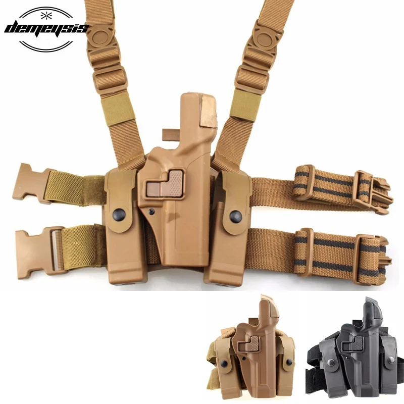 

Военная охотничья тактическая кобура для пистолета и пистолета, чехол для страйкбола, стрельбы, чехол для правой руки, кобуры для Glock 17 19 22 23 ...