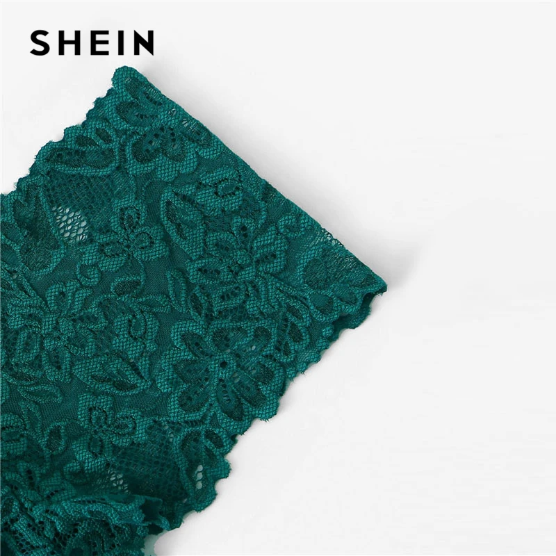 SHEIN Кружевной Комплект Нижнего Белья Сексуальное Женское Нижнее Белье С Кружевом