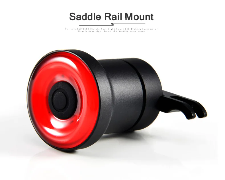 XLITE100 светодиодный велосипедный светильник для велосипеда с функцией автоматического запуска/остановки тормозов IPx6 Водонепроницаемый USB умный задний светильник для велосипедного седла