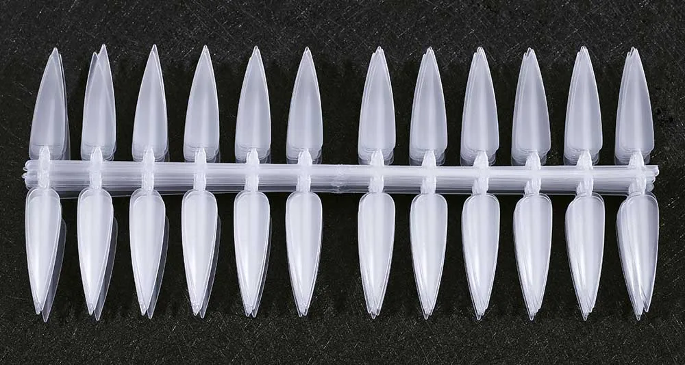 Clear 240pcs Накладные ногти из акрила полное покрытие прозрачные искусственные ногти для салонов ногтей и DIY Дизайн ногтей 240 шт(3 цвета - Цвет: Clear 240pcs