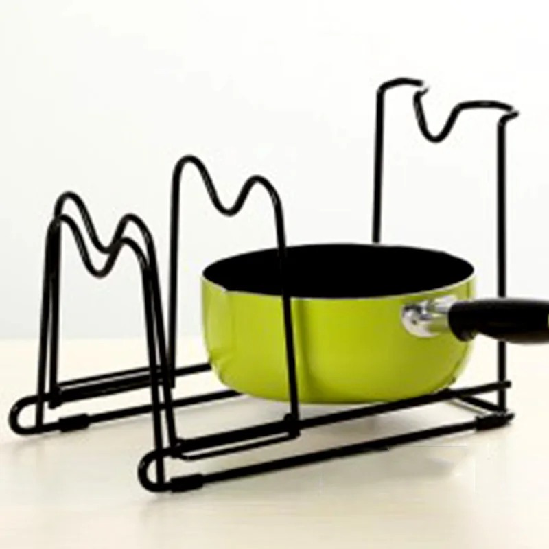 Нержавеющая сталь многофункциональный хранения стойку держатель для горшок