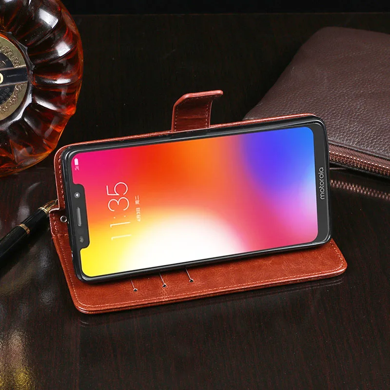 Кожаный защитный чехол в деловом стиле для Motorola Moto Z2 Z3 P30 Play TPU силиконовый