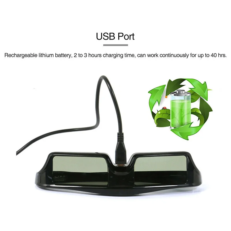 3D очки Bluetooth активные затвор для телевизора samsung sony Philips Sharp Panasonic tv и 3LCD проектор