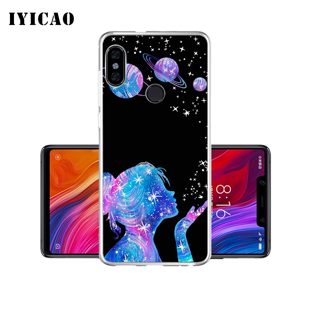 IYICAO Мягкий силиконовый чехол для телефона с креативными пейзажами Xiaomi Redmi 4A 5A 6A Note