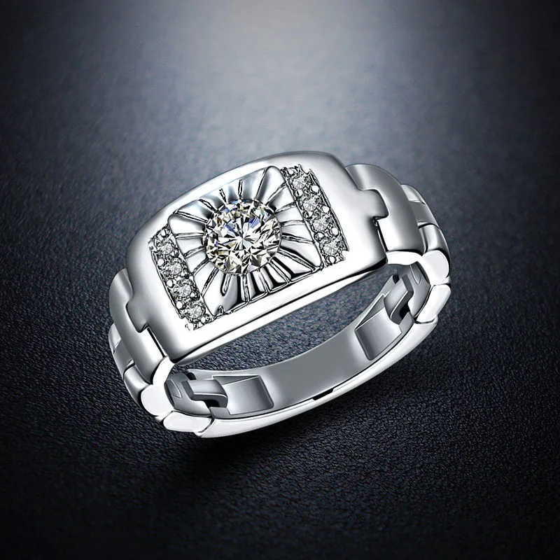 2017 новые модные кольца из белого золота с цирконием для женщин ААА крошечные