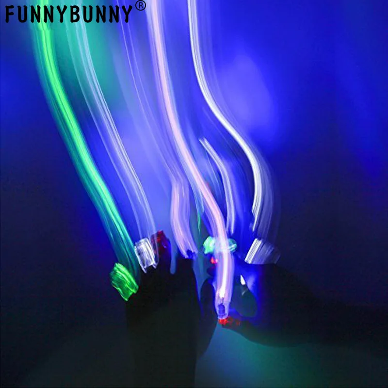 FUNNYBUNNY LED пальчиковые огни яркие праздничные сувениры товары для праздников
