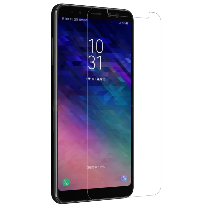 Защитная пленка Nillkin для Samsung Galaxy A8 2018 прозрачная/матовая (не стекло) экрана |