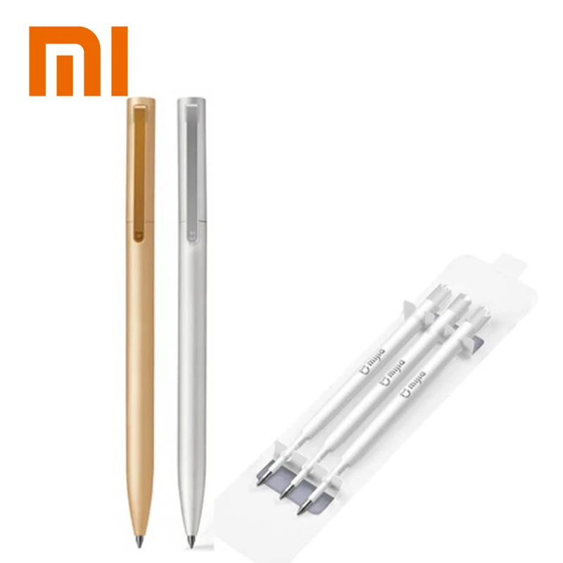0,5 мм японские черные, голубые чернила для оригинальных вывесок Xiaomi Mijia металлическая шариковая ручка PREMEC гладкая швейцарская сменная ручка для подписи