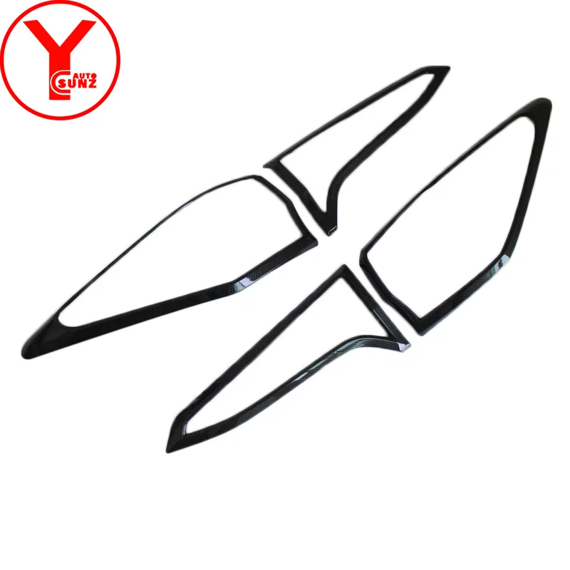 Комплект кузова из углеродного волокна для Toyota Fortuner AN160 HILUX SW4 фара зеркальная дверная ручка Крышка Аксессуары YCSUNZ