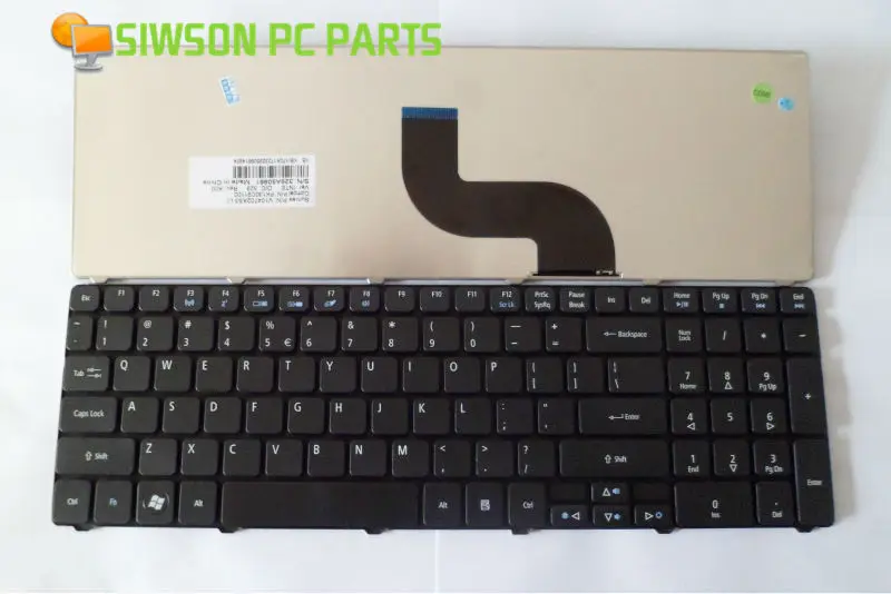 

OEM US Layout Keyboard Replacement for Acer Aspire PK130C93A00 MP-09B23U4-6983 MP-09B26GB-4421 PK130C87A07
