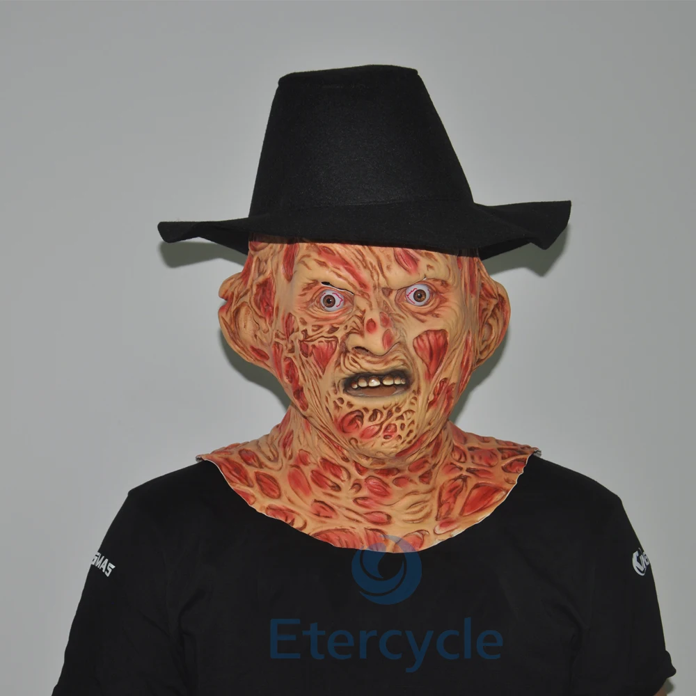 Маска ужасов Freddy Krueger маски для Хэллоуина карнавальные Вечерние Маски взрослых