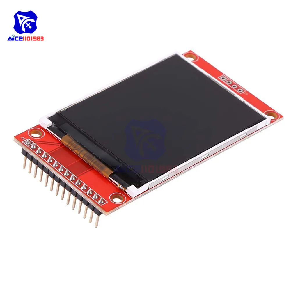 Модуль последовательного порта ЖК дисплея 2 4 дюйма 240x320 SPI TFT 5 В/3 3 В PCB адаптер ILI9341