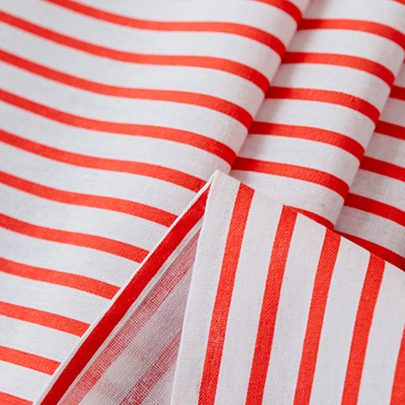 Простая синяя полосатая Скатерть прямоугольная льняная хлопковая домашняя