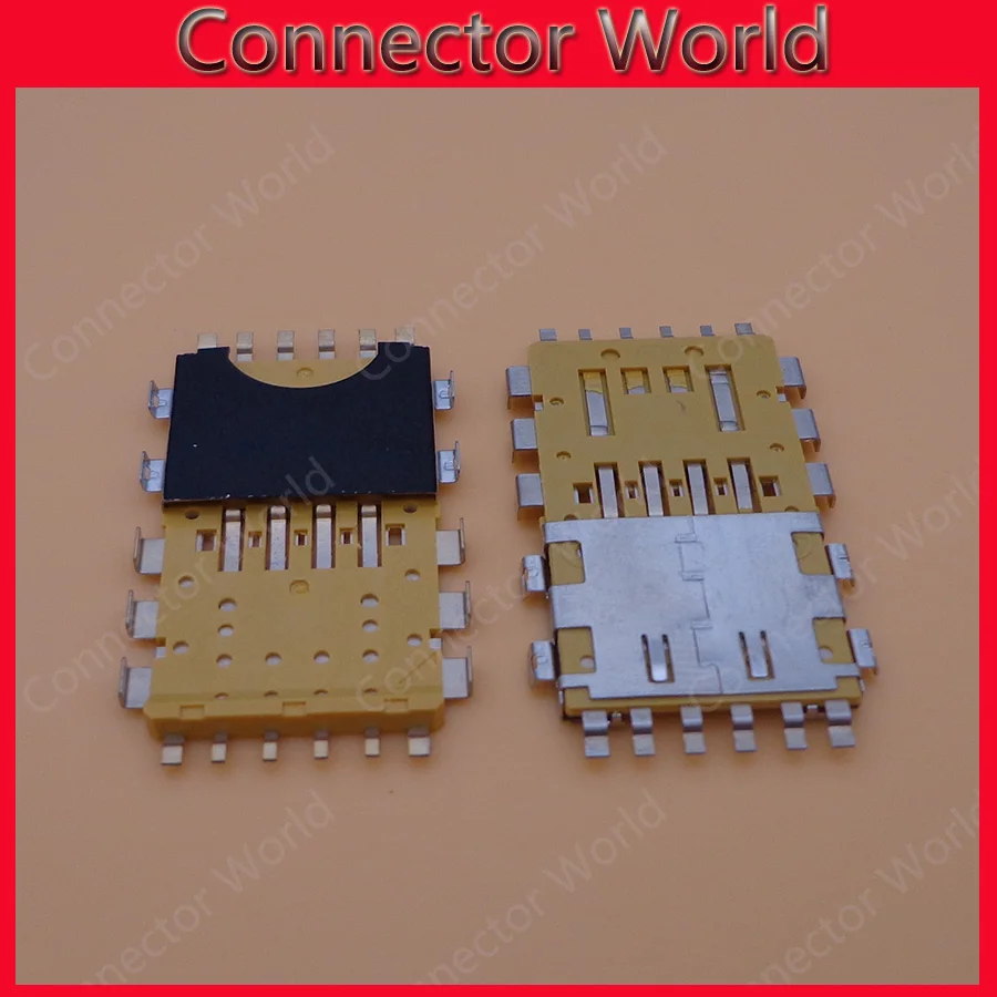 2 50 шт. разъем считывателя sim карты запасной отсек Запчасти для BlackBerry Bold 9900 9930 Слот