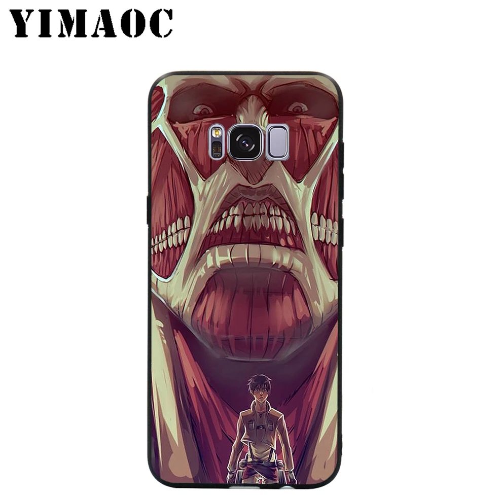 Мягкий чехол YIMAOC Attack on Titan 2 для Samsung Galaxy S10 S10e S9 S8 A6 Plus S7 S6 Edge A7 A5 A3 J6 Note 9 8 |