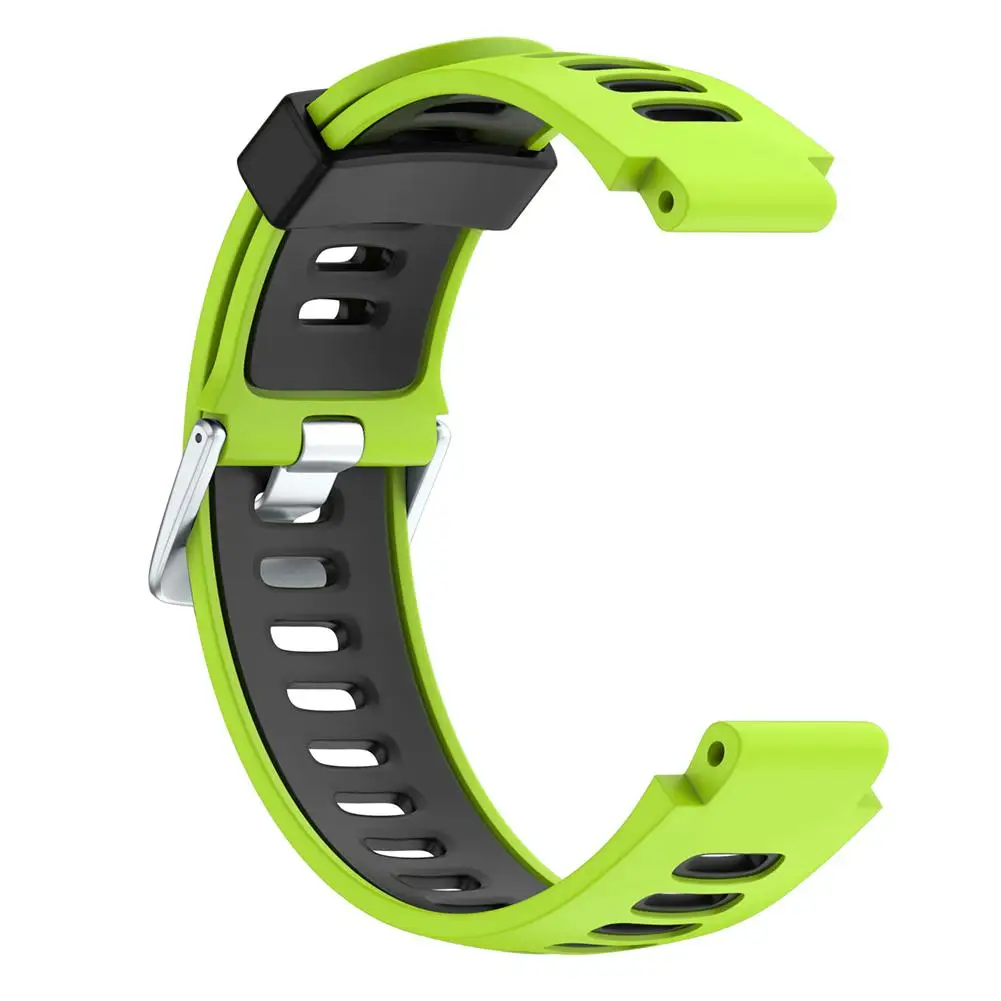 Силиконовый двухцветный удобный сменный ремешок для Garmin Forerunner 735XT 630 620 235 230 220