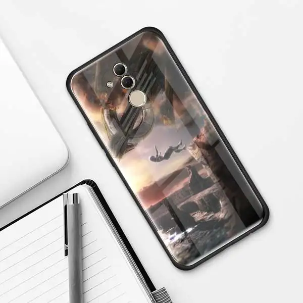 007 Чехол из закаленного стекла N7 Mass Effect для huawei P30 Pro P10 P20 P30 Lite mate 10 20 Pro Honor 20 Pro 8X чехол s - Цвет: 007
