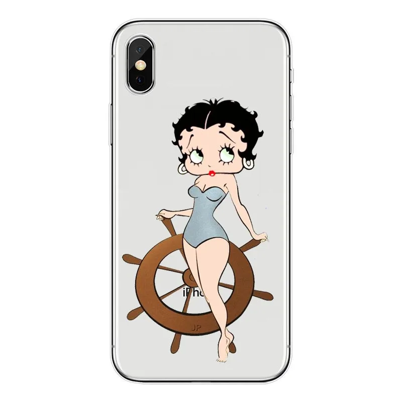 Горячая Распродажа Betty Boop новоприбывшие чехол для телефона из мягкого ТПУ с