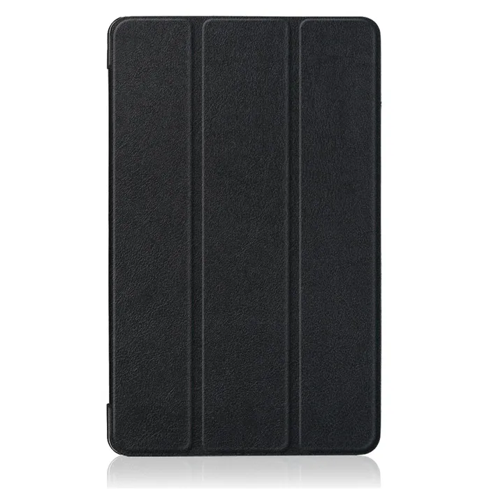 Чехол-подставка из искусственной кожи для Xiao mi pad 4 Plus mi Pad 4 Plus 10,1 дюймов планшет+ 2 шт. Защитная пленка для экрана в подарок - Цвет: Черный