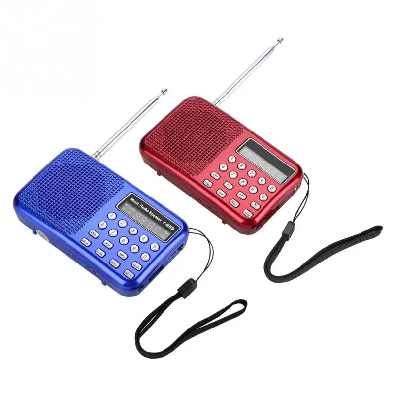 Vbestlife чистый звук стерео FM радио Запись голоса TF/USB Музыка Светодиодный фонарик MP3