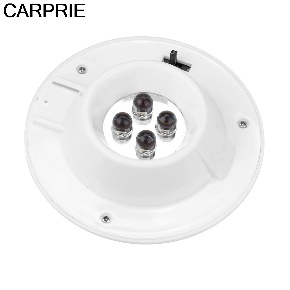 CARPRIE 4LED солнечный светильник водостока открытый/сад/двор/стена/забор/дорожка лампа солнечная панель+ пластиковый перезаряжаемый светильник на солнечной батарее