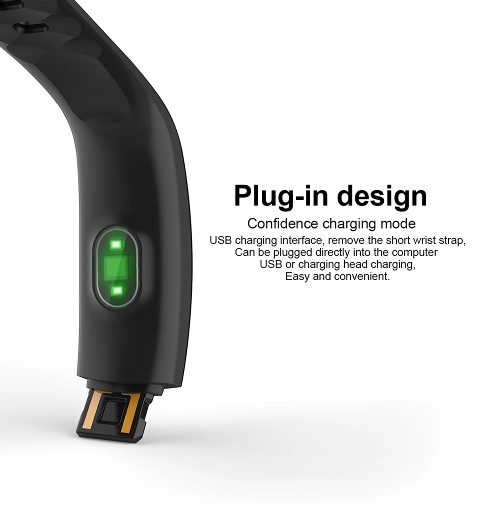 2018 Новый умный Браслет измерение сердечного ритма артериального давления Мульти