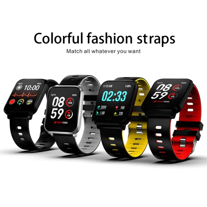 Смарт-часы IP68 Водонепроницаемые с несколькими режимами движения пульсометром и