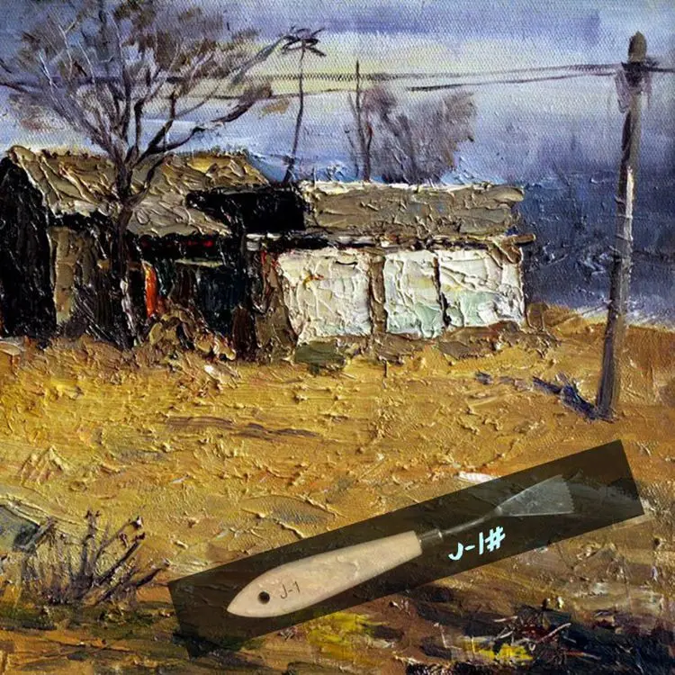 10 шт./лот сталь профессиональная масляная палитра для рисования нож текстура