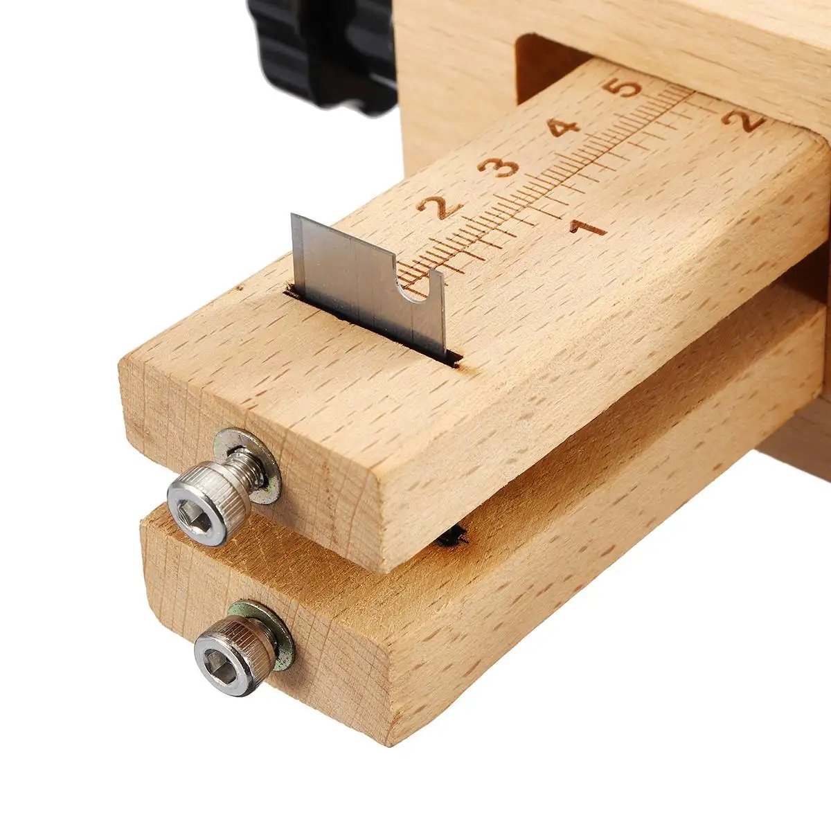 Регулируемый кожаный ремешок резак кожевенное ремесло полоса ремень DIY ручная резка деревянная лента резак 5 лезвий с кожаными швейными инструментами