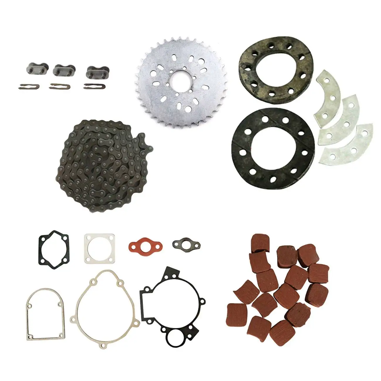 

36 Teeth Sprocket & 415 Chain Fits 66cc 80cc Engine Motorized Bicycle
