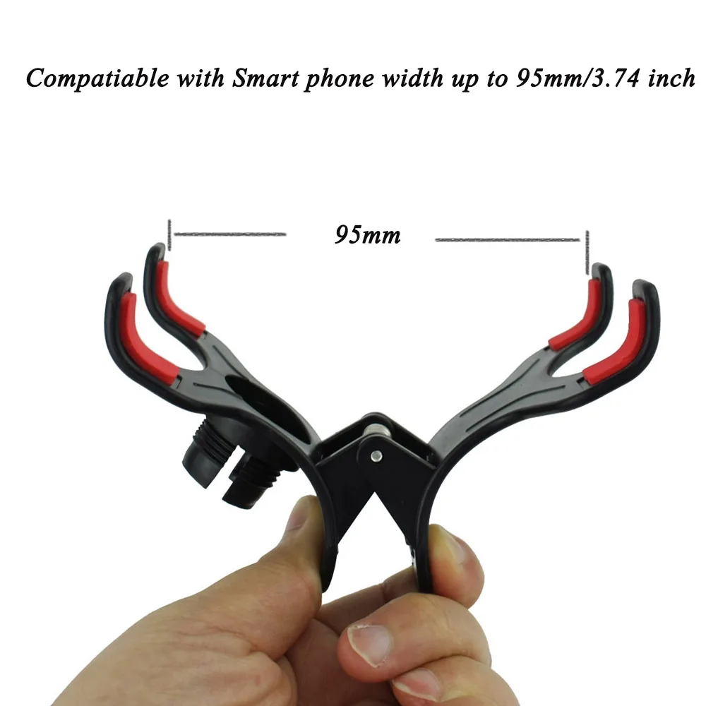 360 Вращающийся Гибкая длинная рука автомобильное крепление двойной зажим