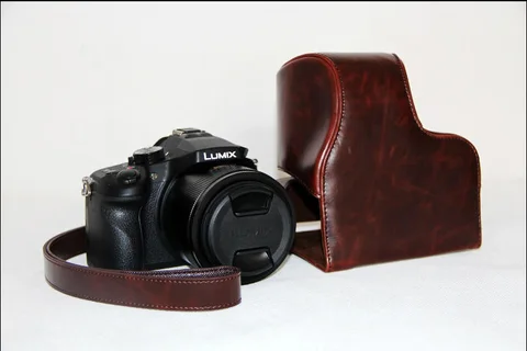 Новый чехол для камеры из искусственной кожи для Panasonic Lumix DMC-FZ1000 FZ1000, чехол для камеры с ремешком, 3 цвета
