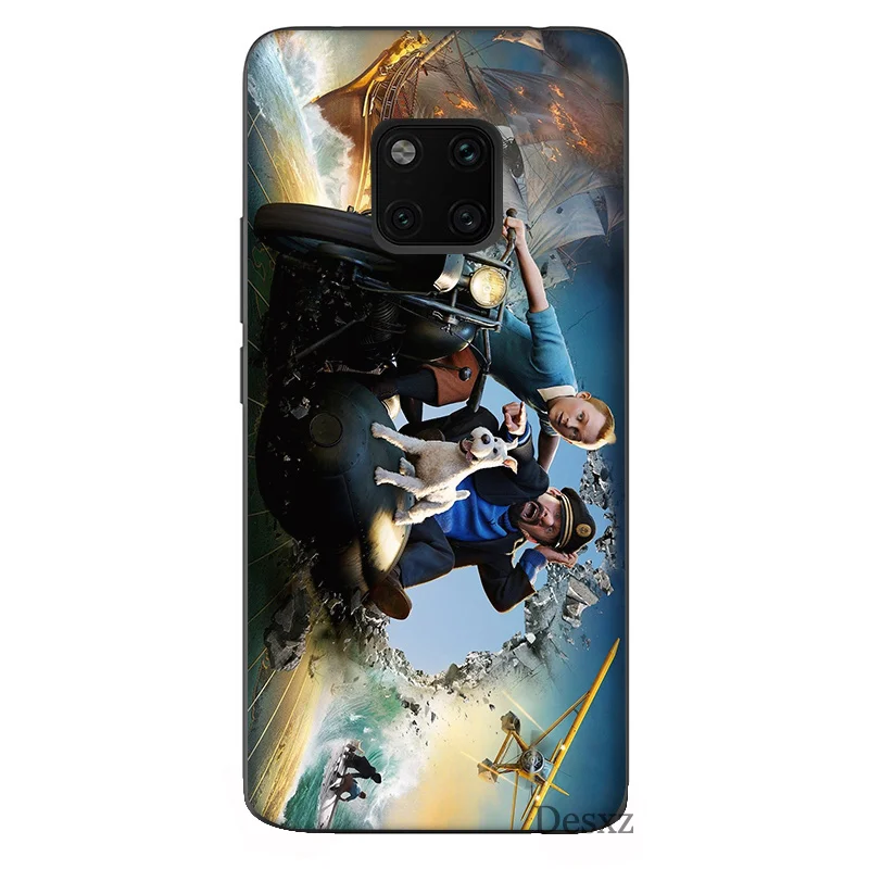 Чехол для телефона The adventures Of Tintin Красочный милый чехол huawei mate 10 20 lite Pro 2 3 4 4i i Y5 Y7 Y9