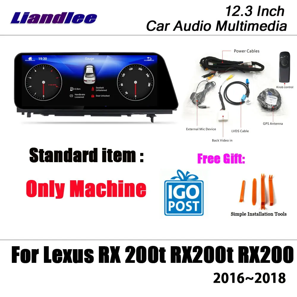 200t-machine Liandlee 12," Android для Lexus RX 200t RX200t RX200~ стерео Wifi мышь BT Carplay карта gps Navi навигация Мультимедиа - Цвет: 200t-machine