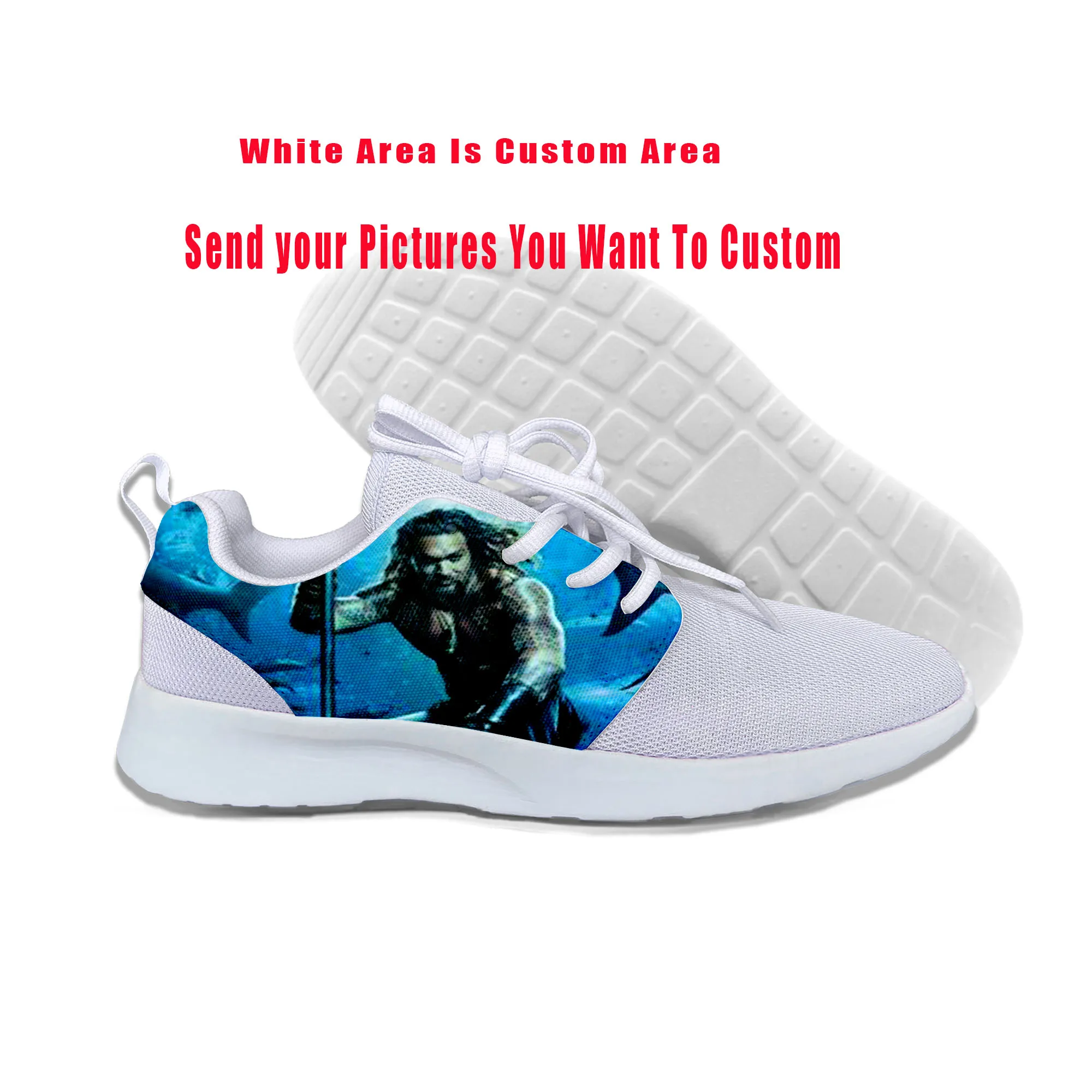 2019 Hot Cool Fashion Vogue Summer Handiness Casual Shoes 3D Print For Man Woman Fantasy Movie DC Aquaman Funny Youth | Обувь